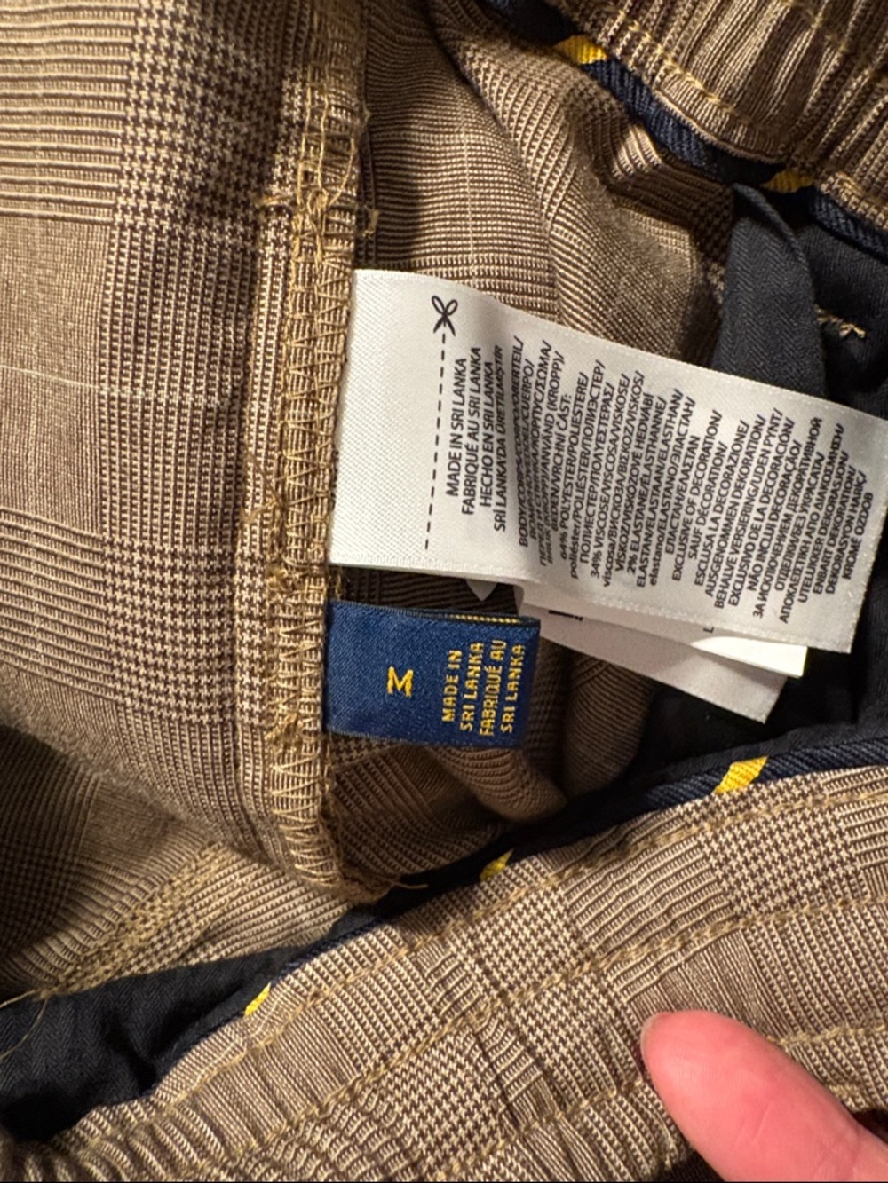 Polo Ralph Lauren Men's Brown Plaid Pants - Picture 2 of 4